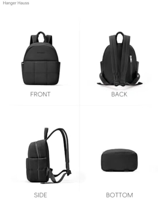 Mini Backpack for Women Nylon Lightweight Travel Fashion Backpack Purse